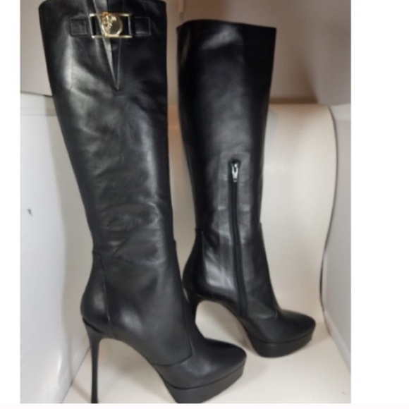 Versace heels boots